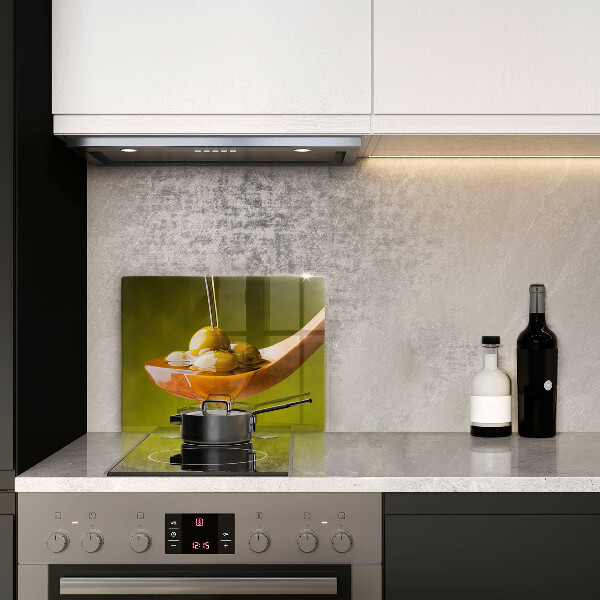 Tábua para cozinha Azeite e azeitonas