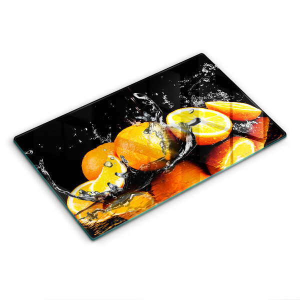 Tábua de cortar alimentos Fruta laranja suculenta