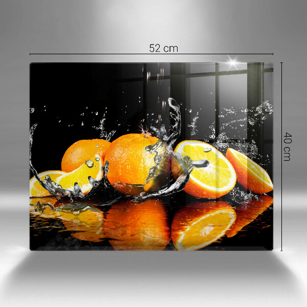 Tábua de cortar alimentos Fruta laranja suculenta