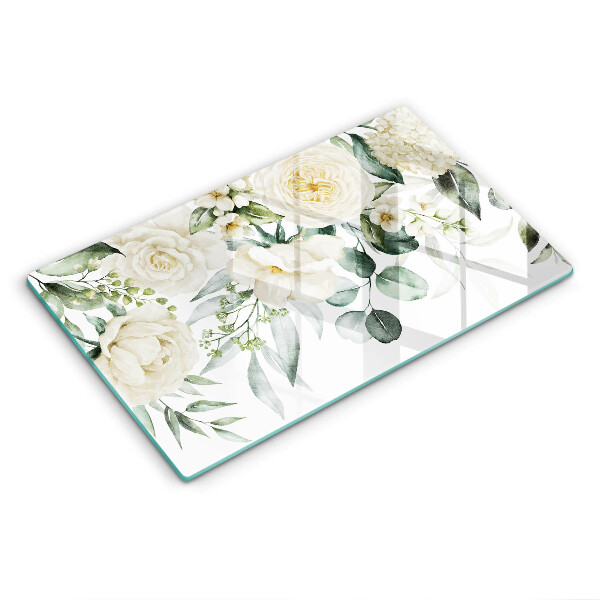 Tábua cozinha Flores em aquarela