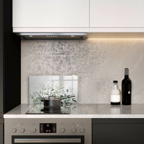 Tábua de cortar alimentos Plantas em aquarela