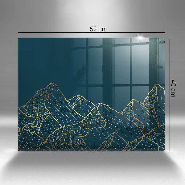 Tábua cozinha Montanhas abstratas