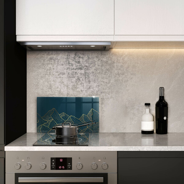 Tábua cozinha Montanhas abstratas