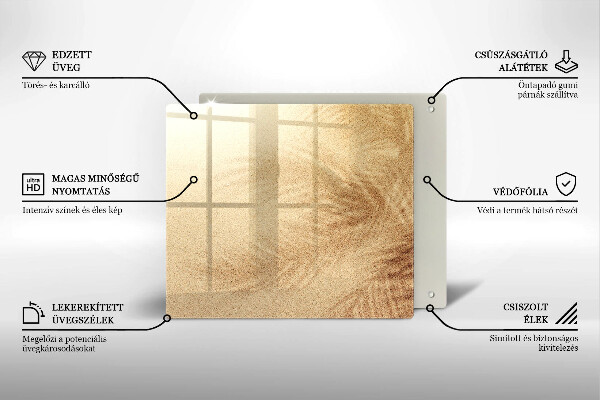 Tábua de cortar alimentos Férias na areia da praia