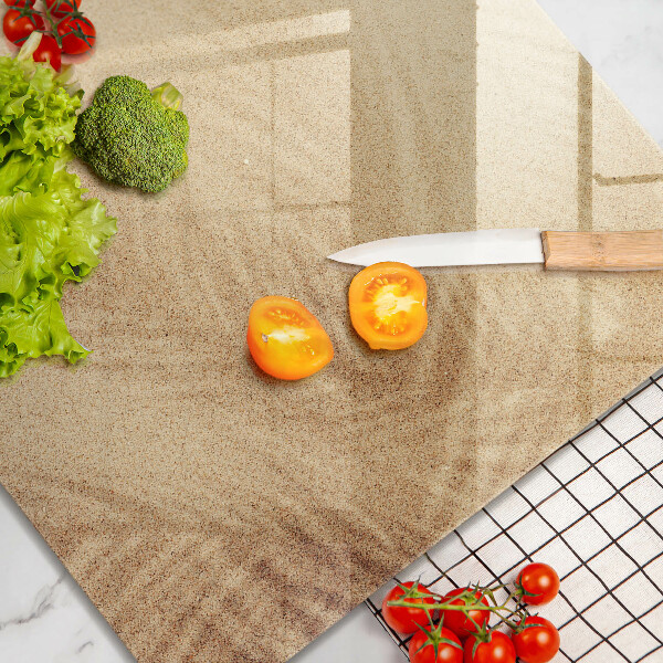 Tábua de cortar alimentos Férias na areia da praia