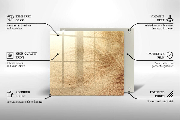 Tábua de cortar alimentos Férias na areia da praia