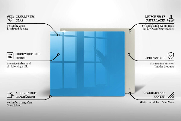 Tábua corte Cor azul