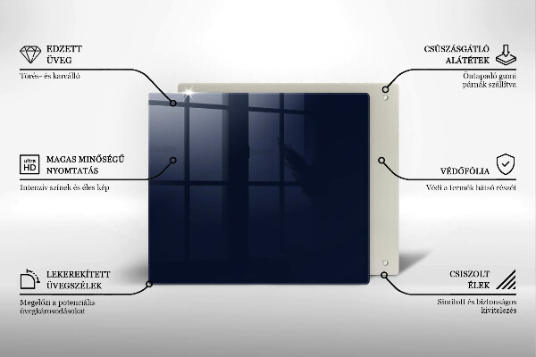 Tábua para corte Cor azul marinho