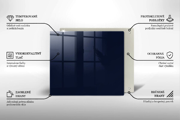 Tábua para corte Cor azul marinho