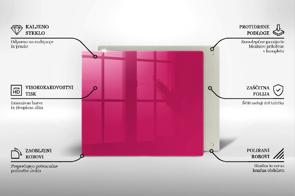 Tábua de corte Cor rosa