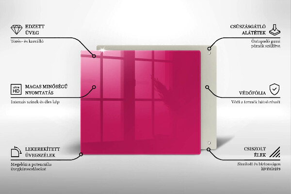 Tábua de corte Cor rosa