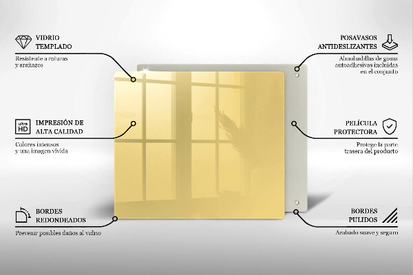 Tábua de cortar Cor amarela