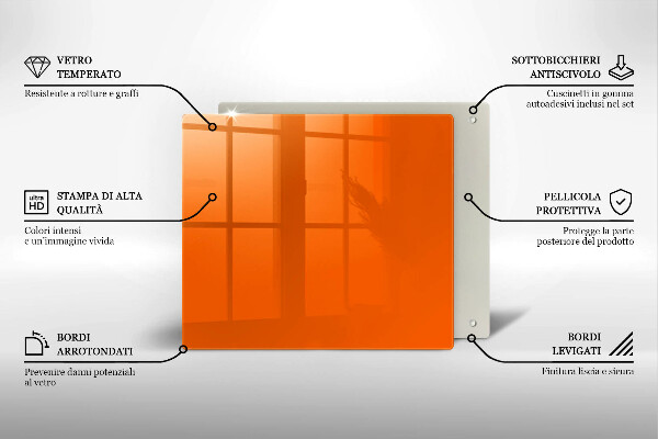Tábua cozinha Cor laranja
