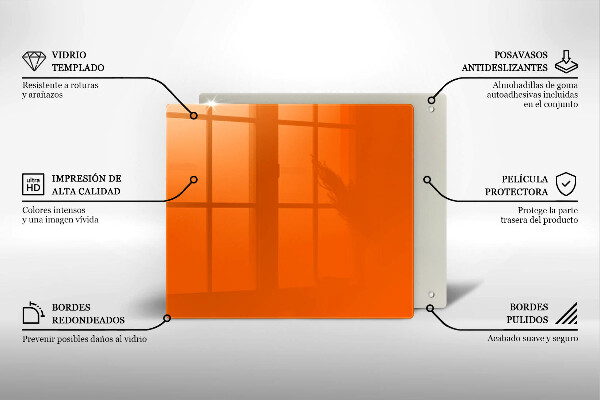 Tábua cozinha Cor laranja