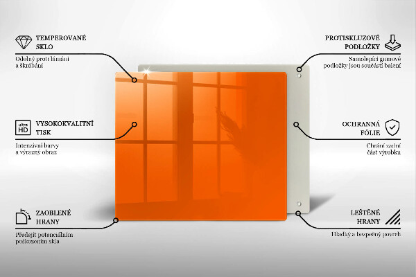 Tábua cozinha Cor laranja