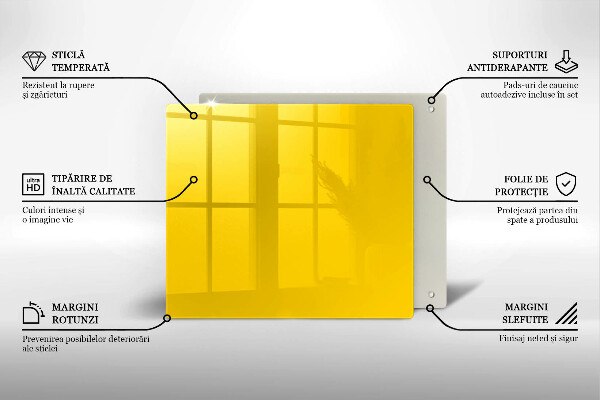 Tábua para cozinha Cor amarela