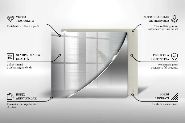 Tábua cozinha Formas metálicas