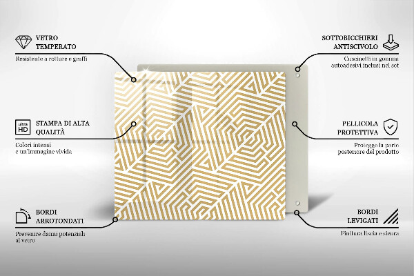 Tábua cozinha Linhas geométricas