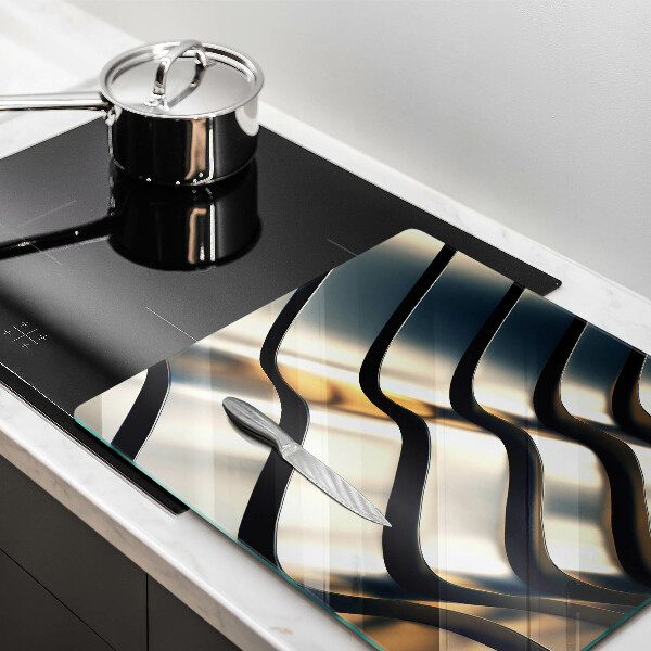 Tábua para cozinha Formas metálicas 3D