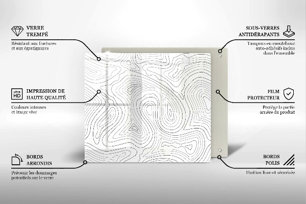 Tábua de corte Formas abstratas