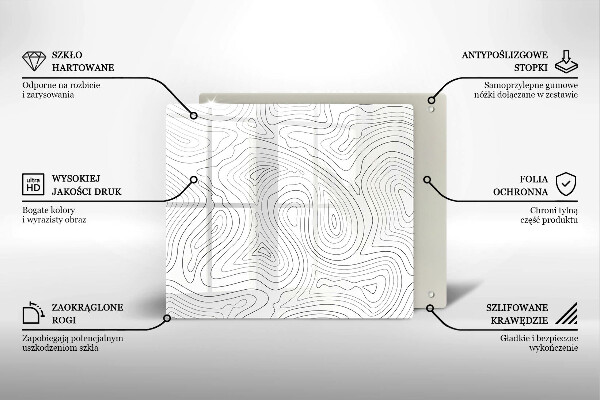 Tábua de corte Formas abstratas