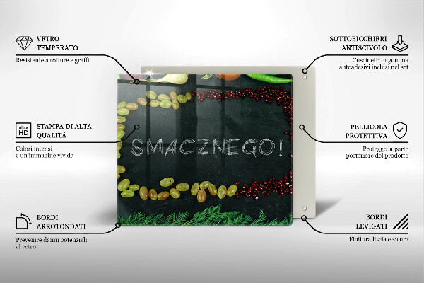 Tábua corte A inscrição Bom apetite!