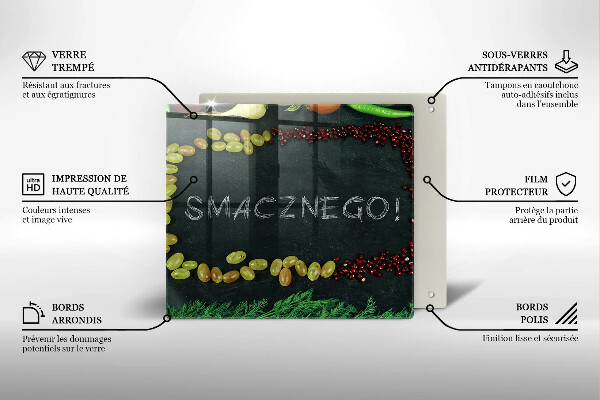 Tábua corte A inscrição Bom apetite!
