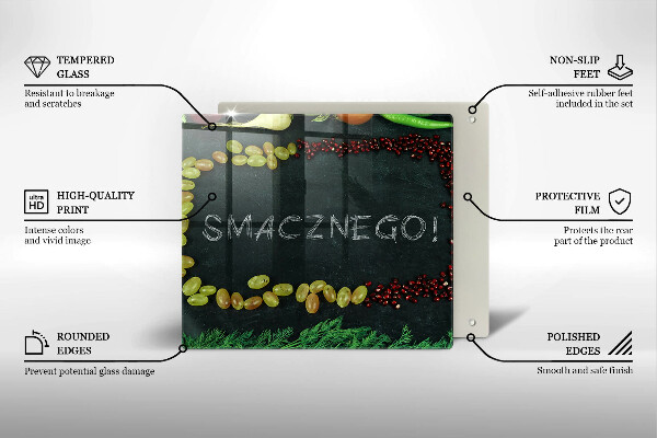 Tábua corte A inscrição Bom apetite!