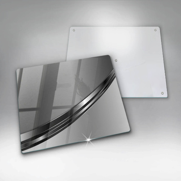 Tábua de vidro Abstração de metal