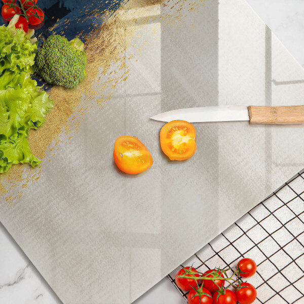 Tábua de corte Ouro abstrato