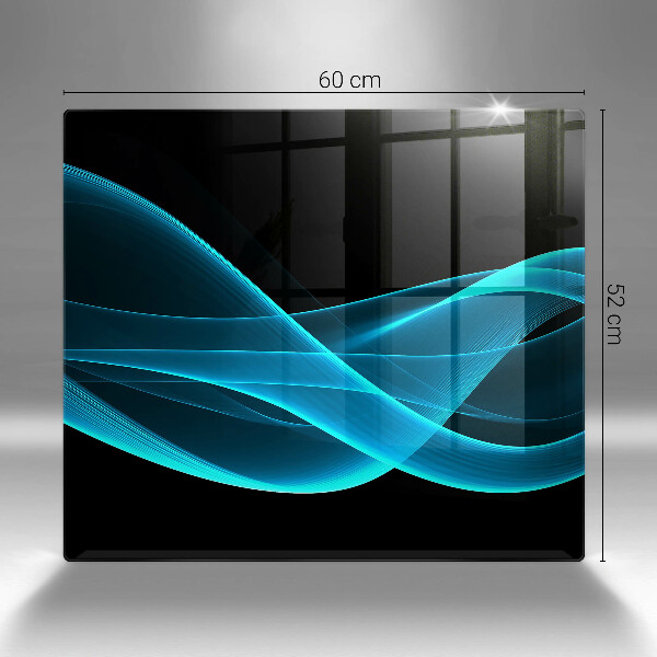 Tábua cozinha Abstração azul