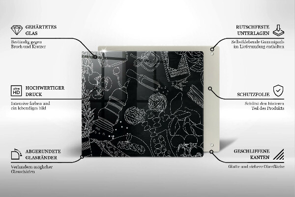 Tábua corte Acessórios de cozinha