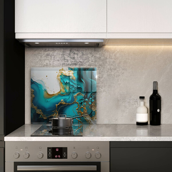 Tábua para corte Abstração turquesa