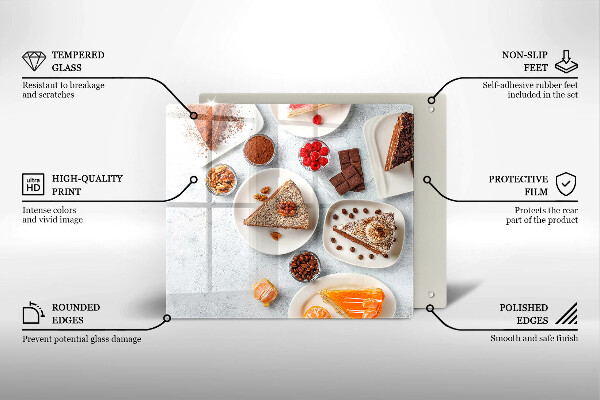 Tábua de corte Bolos doces