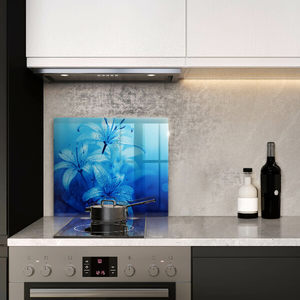 Tábua para cozinha Flores azuis