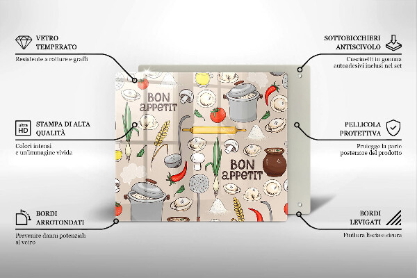 Tábua para corte Ilustração de cozinha