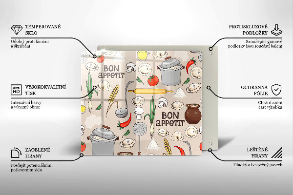 Tábua para corte Ilustração de cozinha