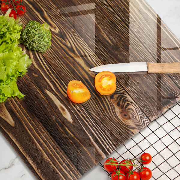 Tábua de cortar alimentos Textura de madeira