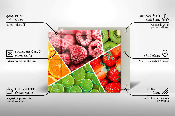 Tábua cozinha Frutas coloridas