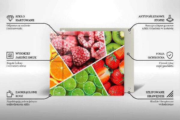 Tábua cozinha Frutas coloridas