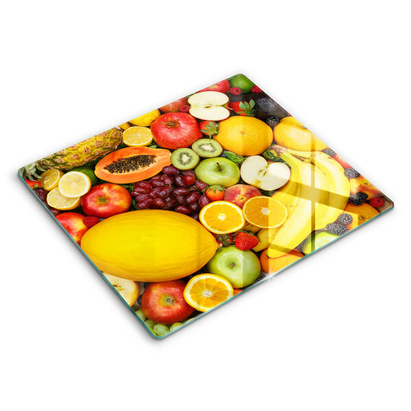 Tábua de cortar de vidro Coleta de frutas