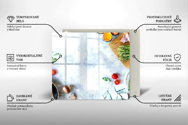 Tábua de cortar Ingredientes na cozinha