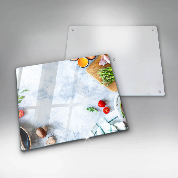 Tábua de cortar Ingredientes na cozinha