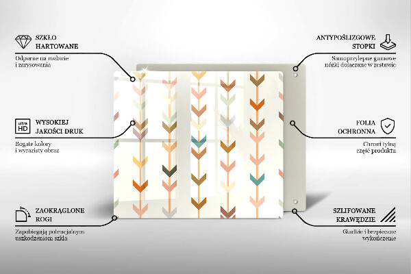 Tábua de cortar alimentos Elementos geométricos