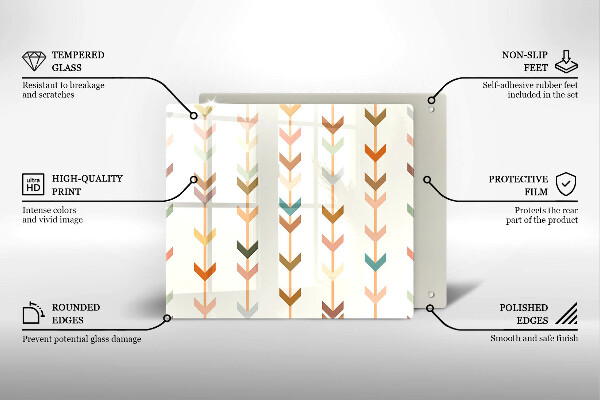 Tábua de cortar alimentos Elementos geométricos