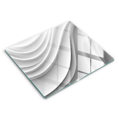 Tábua de cortar de vidro Linhas geométricas