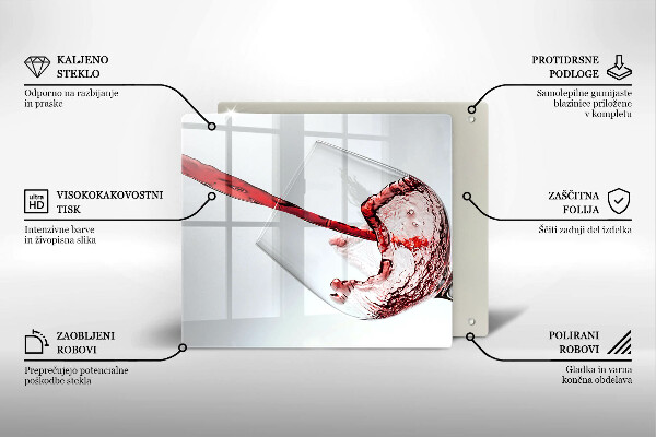 Tábua para corte Vinho tinto