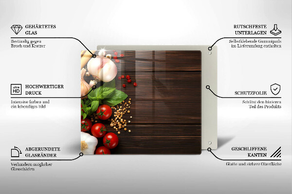 Tábua para cozinha Vegetais na mesa