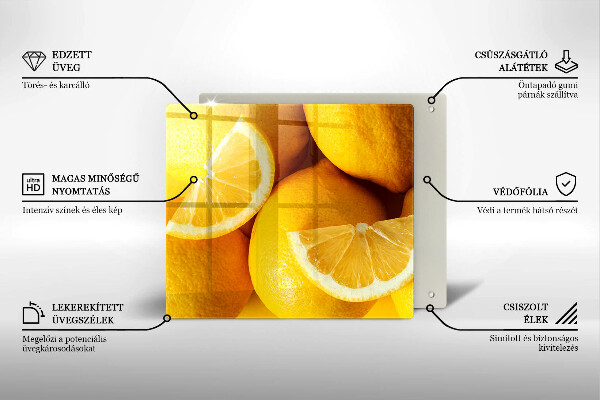 Tábua corte Limões suculentos