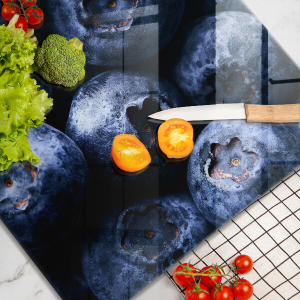 Tábua de cortar alimentos Close-up de frutas vermelhas